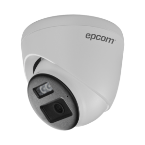 Epcom Professional e4kturboex [Audio Bidireccional + Dual Light + ColorVu] Bala TURBOHD 4K (8 Megapixel) / Lente 2.8 mm / 30 mts IR EXIR + 20 mts Luz Blanca / Micrófono y Bocina Integrado / Exterior IP67 / Metal / dWDR