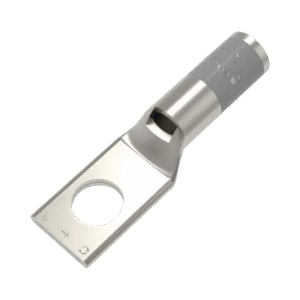 Hubbell Burndy hubya4cl4 Zapata Terminal de Compresión BURNDY Cañón Corto para Tornillo de 3/8 y Calibre 4 AWG.