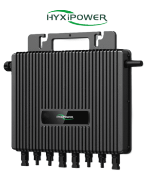 HYXIPOWER HYXM2000S - Microinversor Residencial / Potencia Salida 2000W / Comunicación SUB-1G / Conexión Hasta 4 Módulos /Protección IP67 / Diseño Tipo Gancho / Plug & Play #SOLAR #MCI1