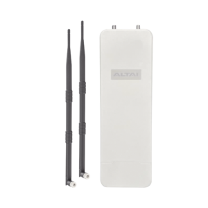 Altai Technologies kitc1xn+oo Poderoso Kit WiFi Omnidireccional en 2.4 GHz para WISP, Hasta +200 m de Cobertura, El Kit Incluye Punto de Acceso C1XN+ y  2 x Antenas de 9dBi  Omnidireccionales, Administración en Nube Gratis con INSIGHTS