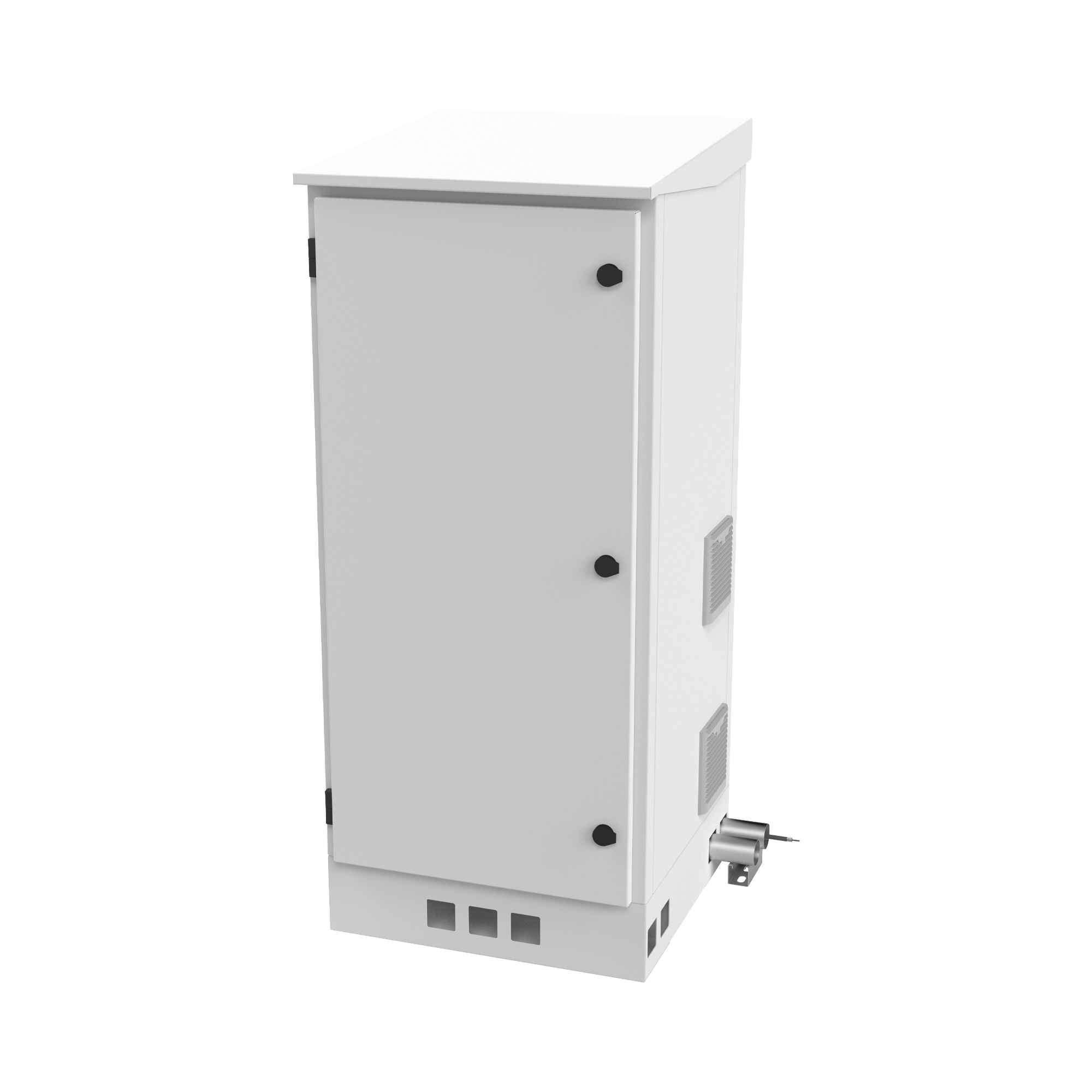 Linkedpro By Epcom lpforte16ubat Gabinete de Piso para Exterior con Ventiladores y Termostato con Rack de 19 de 16 U + Espacio para Baterías, Se envía el Gabinete Armado.