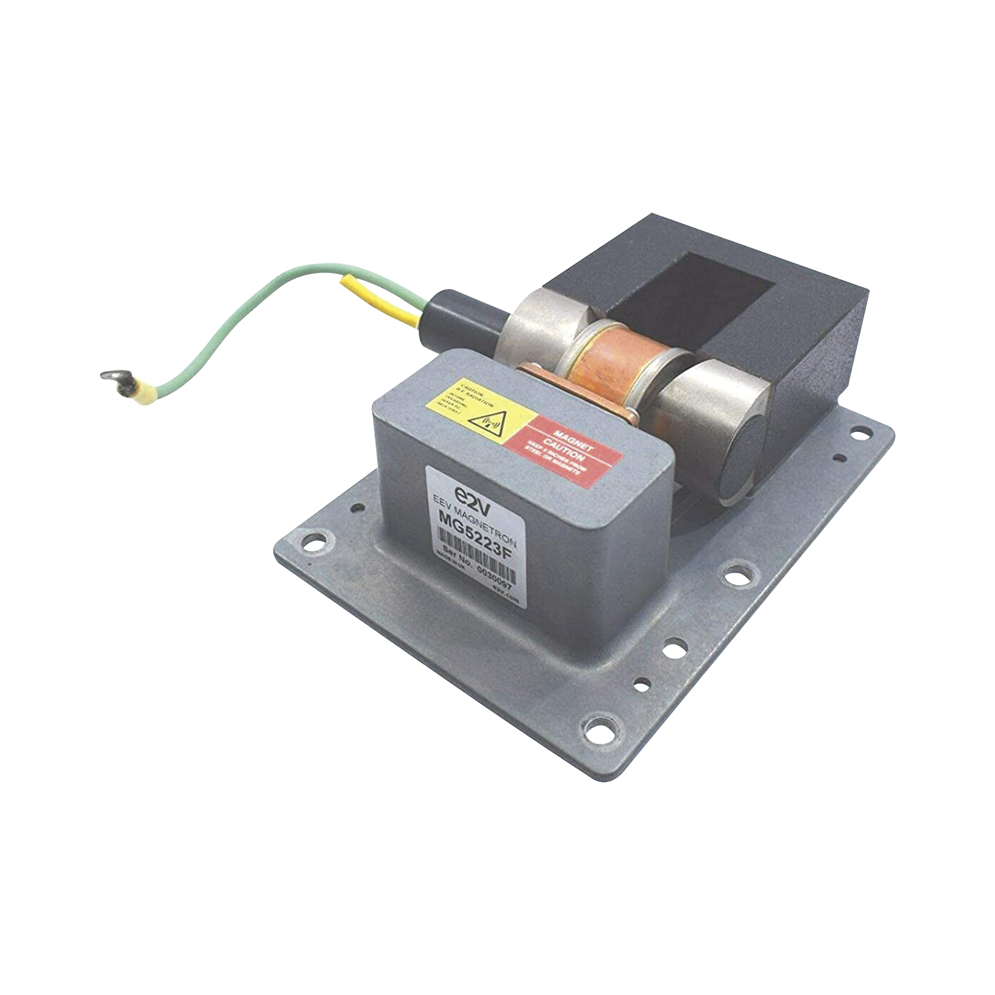E2V mg5223f Magnetrón de 30 kW en banda S para radares marinos en frecuencia de 3050 ± 25MHz