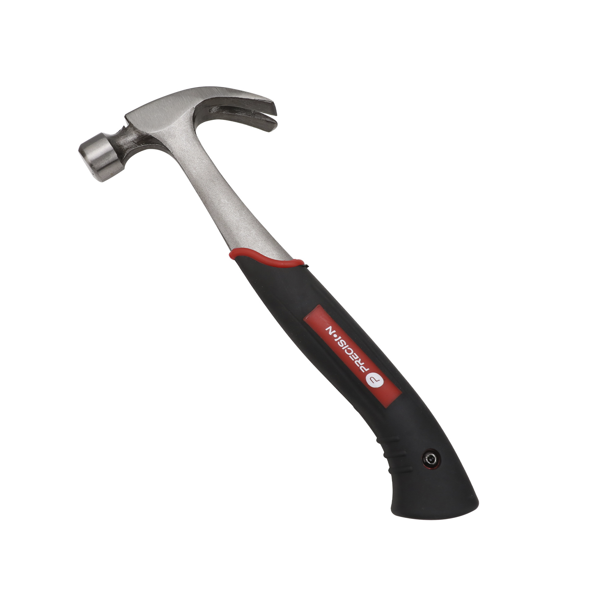 Precision psth04001 Martillo Uso Rudo de Acero Forjado de 16 oz. con Uña Curva. Con Sujetador Magnético de Clavos.