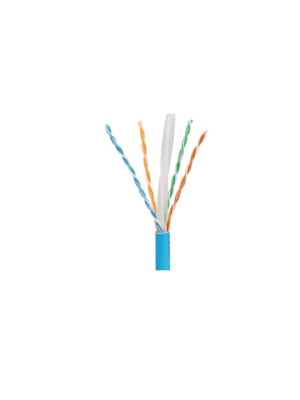 PANDUIT PUC6004BU-FE Bobina de Cable 100% cobre / Categoría 6 / UTP / 4 Pares / 23 AWG / 1,000 pies (305 metros) / Azul