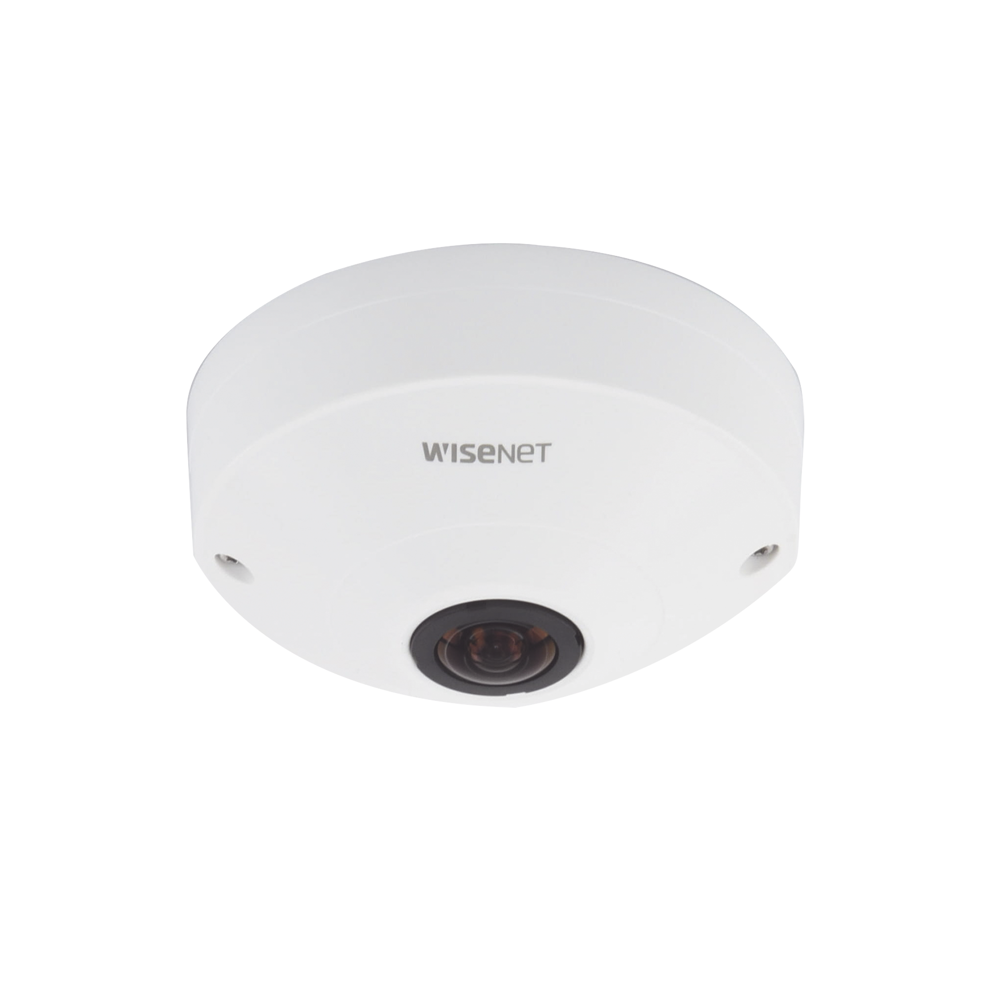 Hanwha Techwin Wisenet qnf8010 Camara IP Fish Eye Interior 6 Megapixel / WDR 120dB / PTZ Digital 8X / Video Analíticos / MicroSD / H.265
