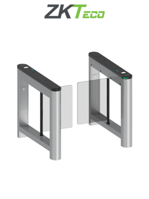 ZKTECO SATURNS1000 - Barrera Peatonal Tipo Swing Bidireccional / Equipada con un motor DC brushless / Hasta 3 millones de ciclos / Acero SPCC laminado en frío / Vidrio templado 2.5D #NEWZK1