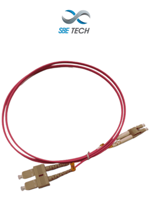 SBETECH SBE-JUMLC-SC-1M50 - Jumper LC-SC, MM 50/125, OM4, duplex, 2 mm, de 1 metro, UPC #MARSBE
