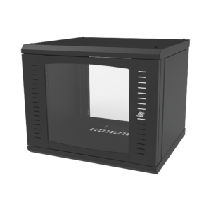 Linkedpro By Epcom sr1909gfp Gabinete para Montaje en Pared Fijo, con 9 Unidades de Rack, de 19in, Puerta de Cristal Templado, Fabricado en Acero