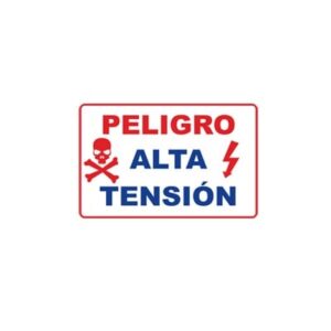 Yonusa syslet Letrero de peligro para cercas electrificadas, de alta durabilidad (21 x 13 cm)