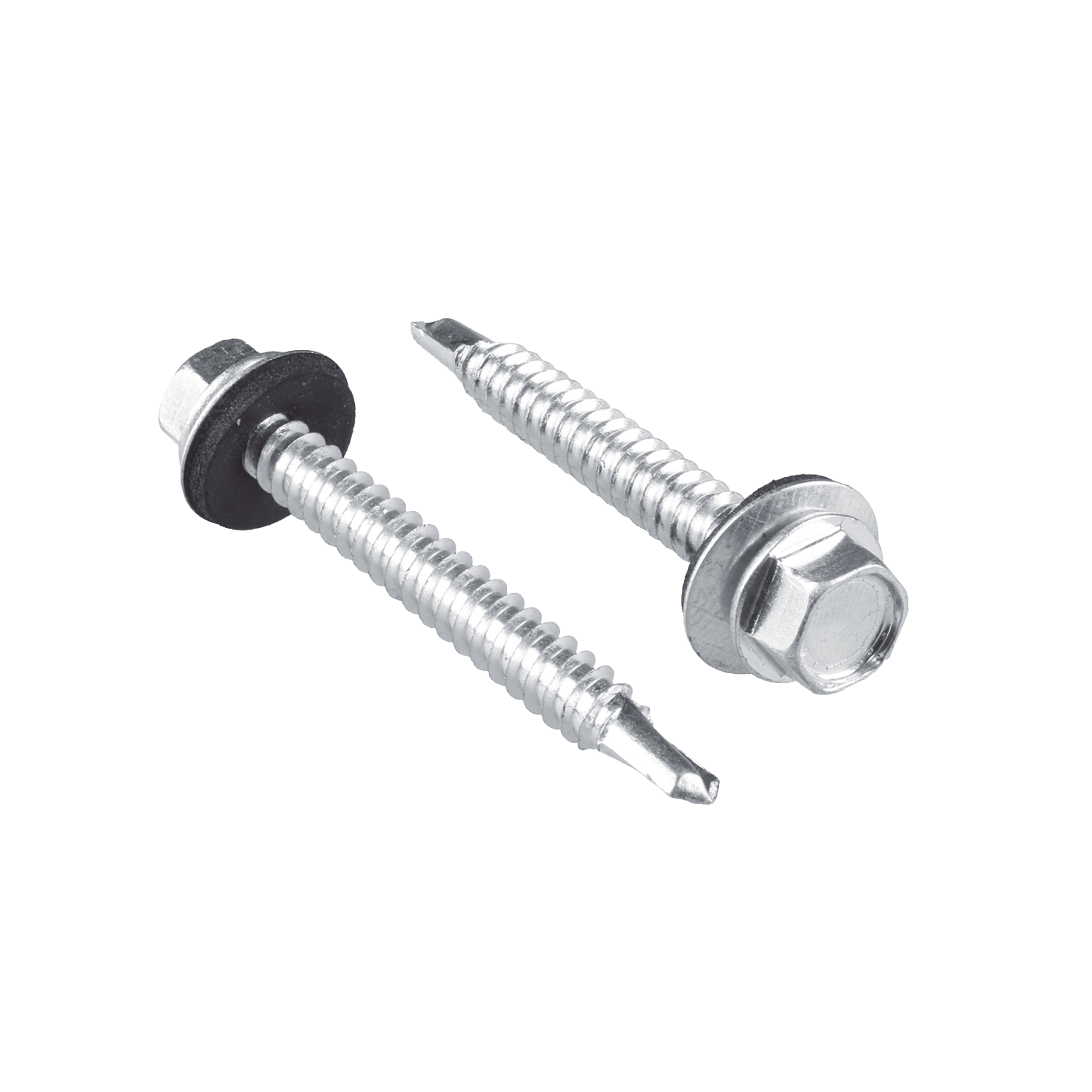 Surtek sysphr14114 Tornillo - Pija cabeza hexagonal con rondana y punta de broca #14 x 1-1/4, 50 piezas.