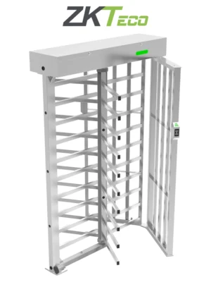 ZKTECO FHT3300 - Torniquete modular de Altura Completa, Acero Inoxidable SUS304, IP54, Compatible con 110 / 220 Vca, 3 Barras de Giro, Alta Durabilidad (1 Millón de Ciclos), Capacidad de 20 Personas por Minuto #ZKB