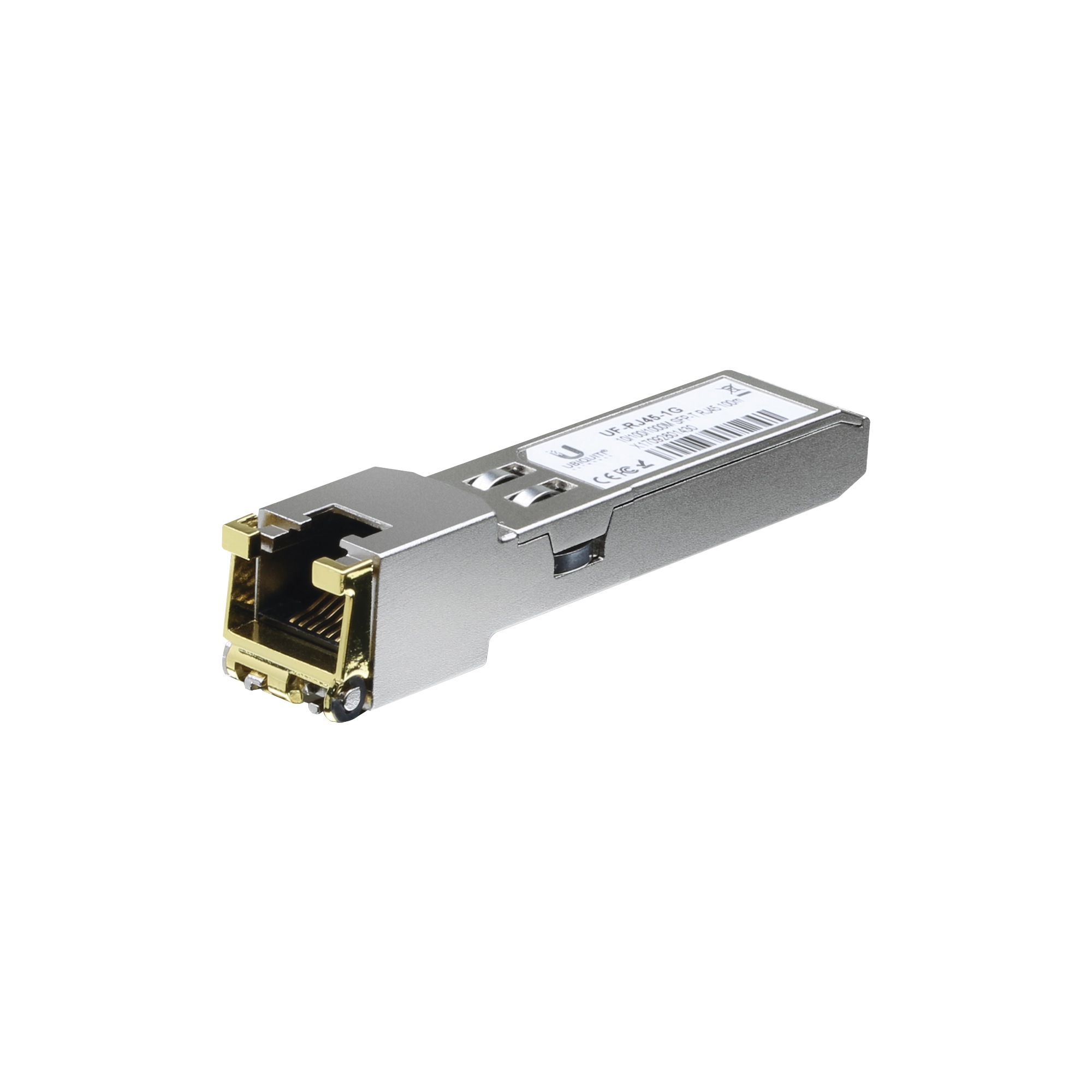 Ubiquiti uf-rj45-10g UFiber Módulo Ethernet RJ45 a SFP+ 1/10 Gbps, distancia hasta 100 m (1 Gbps) o 30 m (10 Gbps)