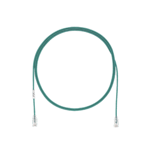 Panduit utp28sp30gr Cable de Parcheo TX6, UTP Cat6, Diámetro Reducido (28AWG), Color Verde, 30ft