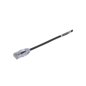Panduit utp28sp8inbl Cable de Parcheo TX6, UTP Cat6, Diámetro Reducido (28AWG), Color Negro, 8in (20.2cm)