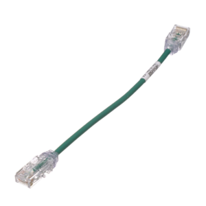 Panduit utp28sp8ingr Cable de Parcheo TX6, UTP Cat6, Diámetro Reducido (28AWG), Color Verde, 8in (20.2cm)
