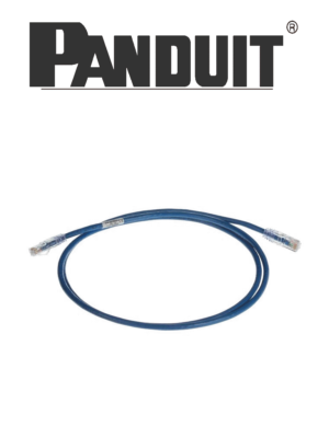 PANDUIT UTPSP7BUY Patch cord de 100% cobre UTP / 24 AWG / 7 pies (2.13 m) / Categoría 6 / Azul