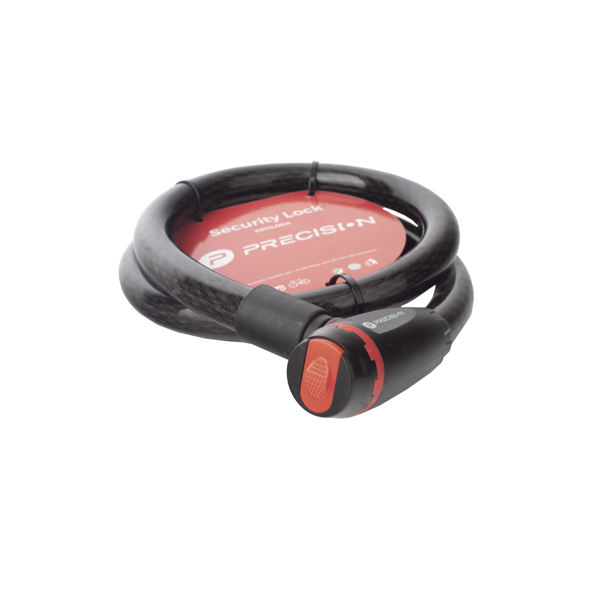 Precision x-613-lock Candado para Bicicleta, Moto o similar de 20 x 1000 mm Cierre por Llave.