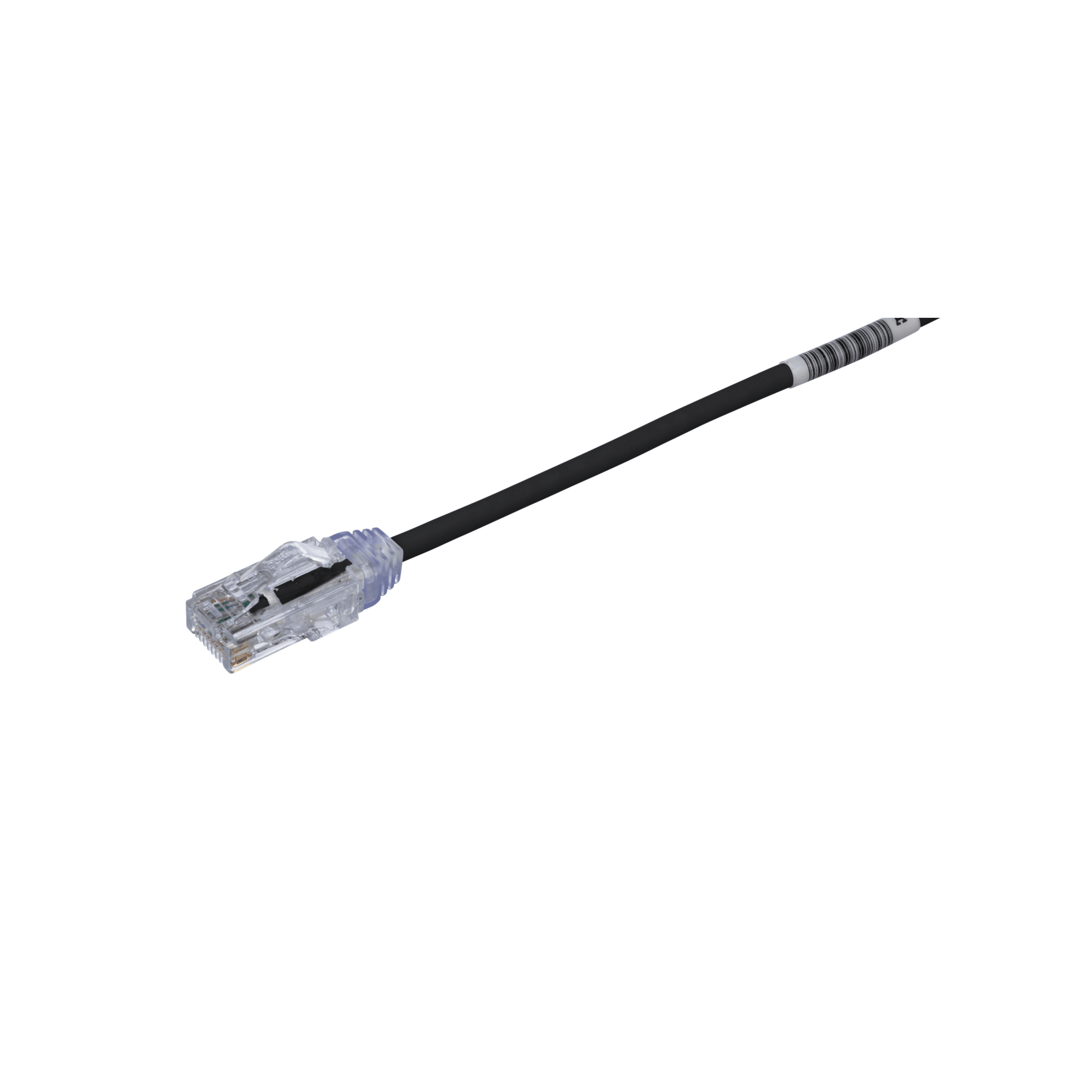 Panduit utp28x1bl Cable de Parcheo UTP Cat6A, CM/LSZH, Diámetro Reducido (28AWG), Color Negro, 1ft