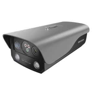 Hikvision hfvtr344 (HikFire) Cámara IP de Detección Térmica de Incendios / Detección de Llamas y Temperaturas Anormales / 4 Megapíxel (Lente Óptico) + 1 Megapíxel (Lente Térmico) / Compatible con Hik-Connect