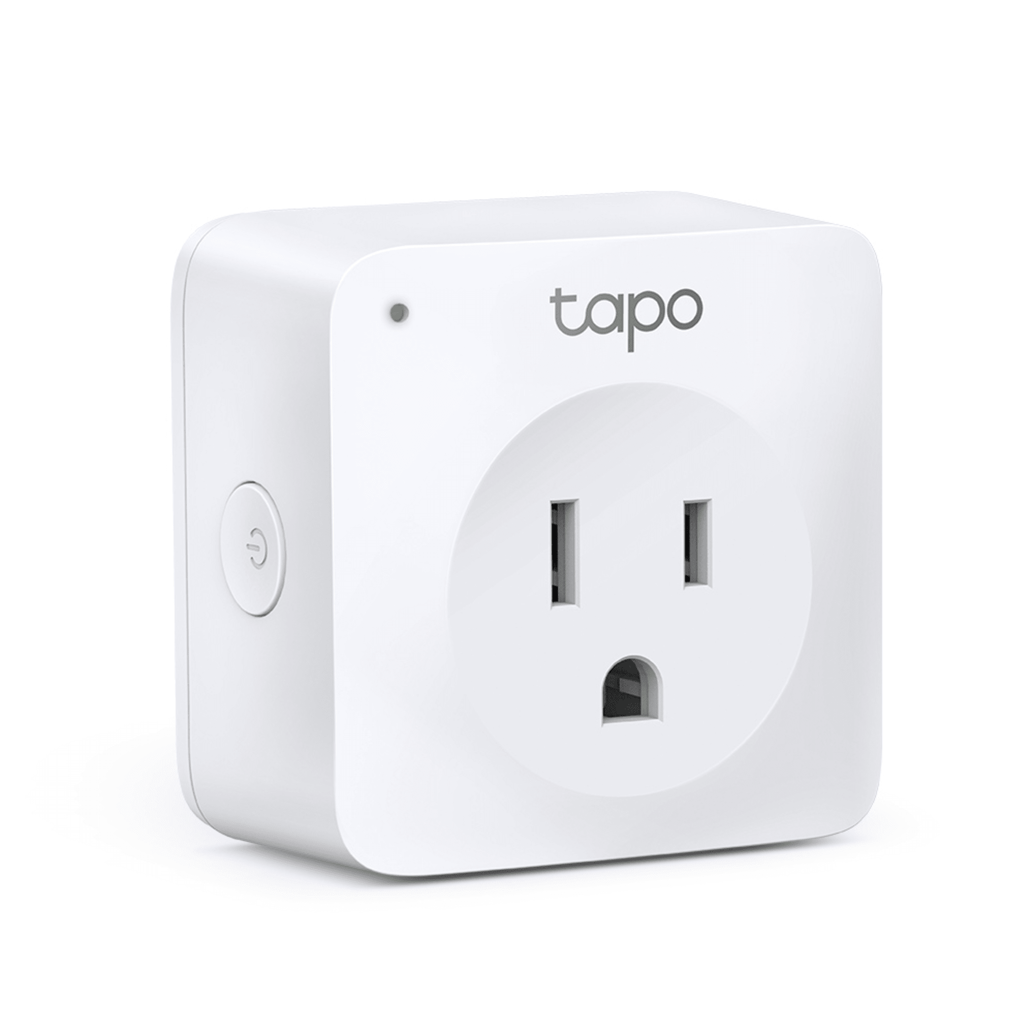 Tp-Link tapop1001p Mini tomacorriente inteligente Wi-Fi, 100 - 120V~, 50/60Hz, 15.0A, compatible con Amazon Alexa y Google Assistant, color blanco.