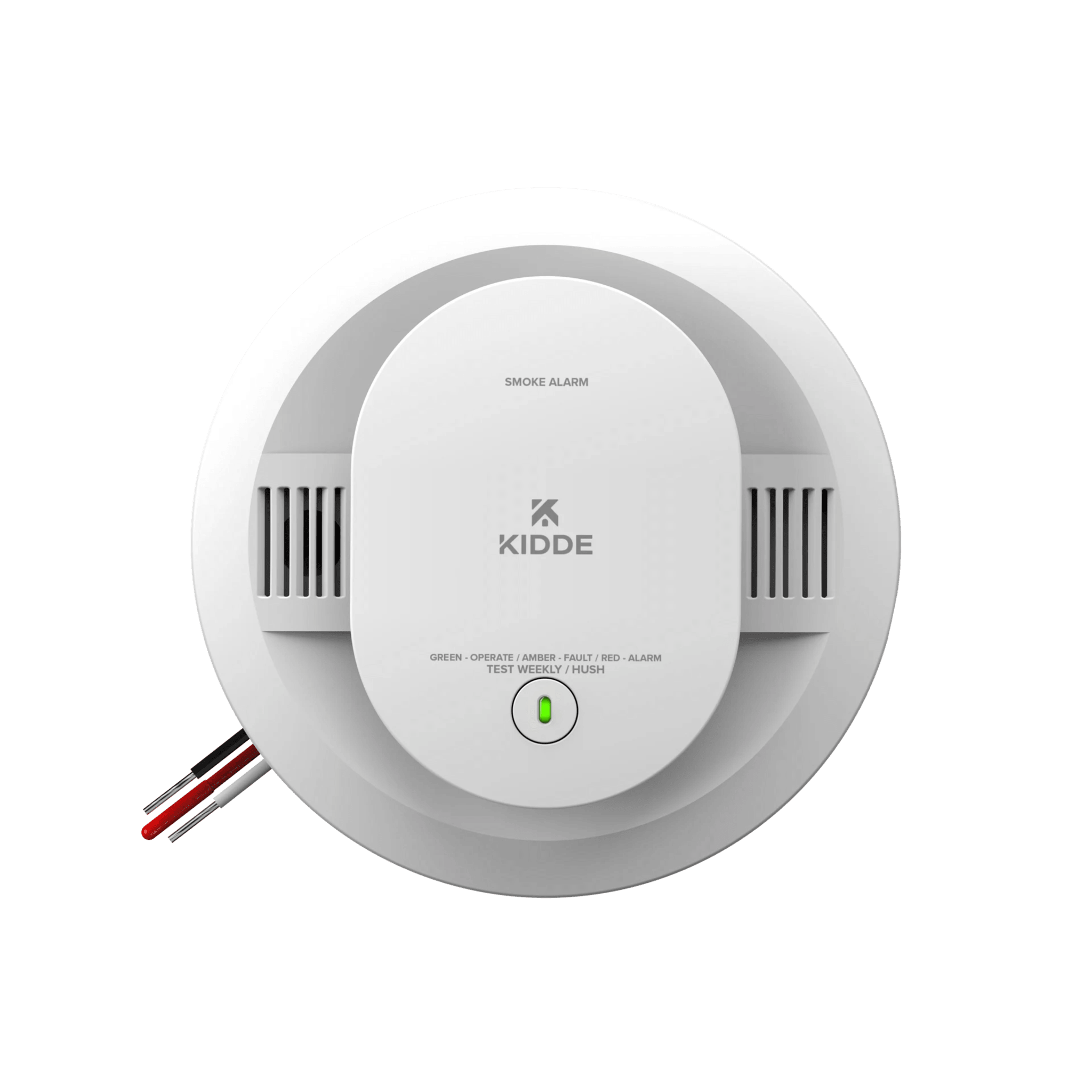 Kidde 21031482 Detector de Humo Compacto Fotoelectrico Autonomo | 120 V y Respaldo Batería Reemplazable AA | Modelo 21031482 | Paquete de 6