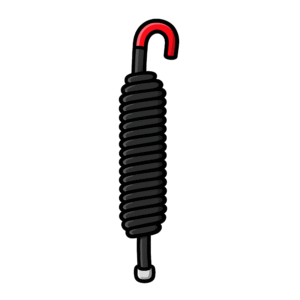 Hikvision 190606709 Resorte ROJO para Barreras Vehiculares Hikvision DS-TMG520 / Refacción