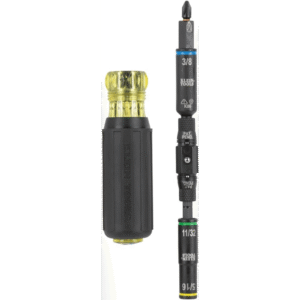 Klein Tools 32528hd Destornillador / Llave de Tuercas 10 en 1 KNECT? con Clasificación de Impacto / Compatible con Herramientas Eléctricas / Puntas Intercambiables / Portabrocas KNECT? de 12 Puntos / Barra de Acero / Torque de 150 in-lb