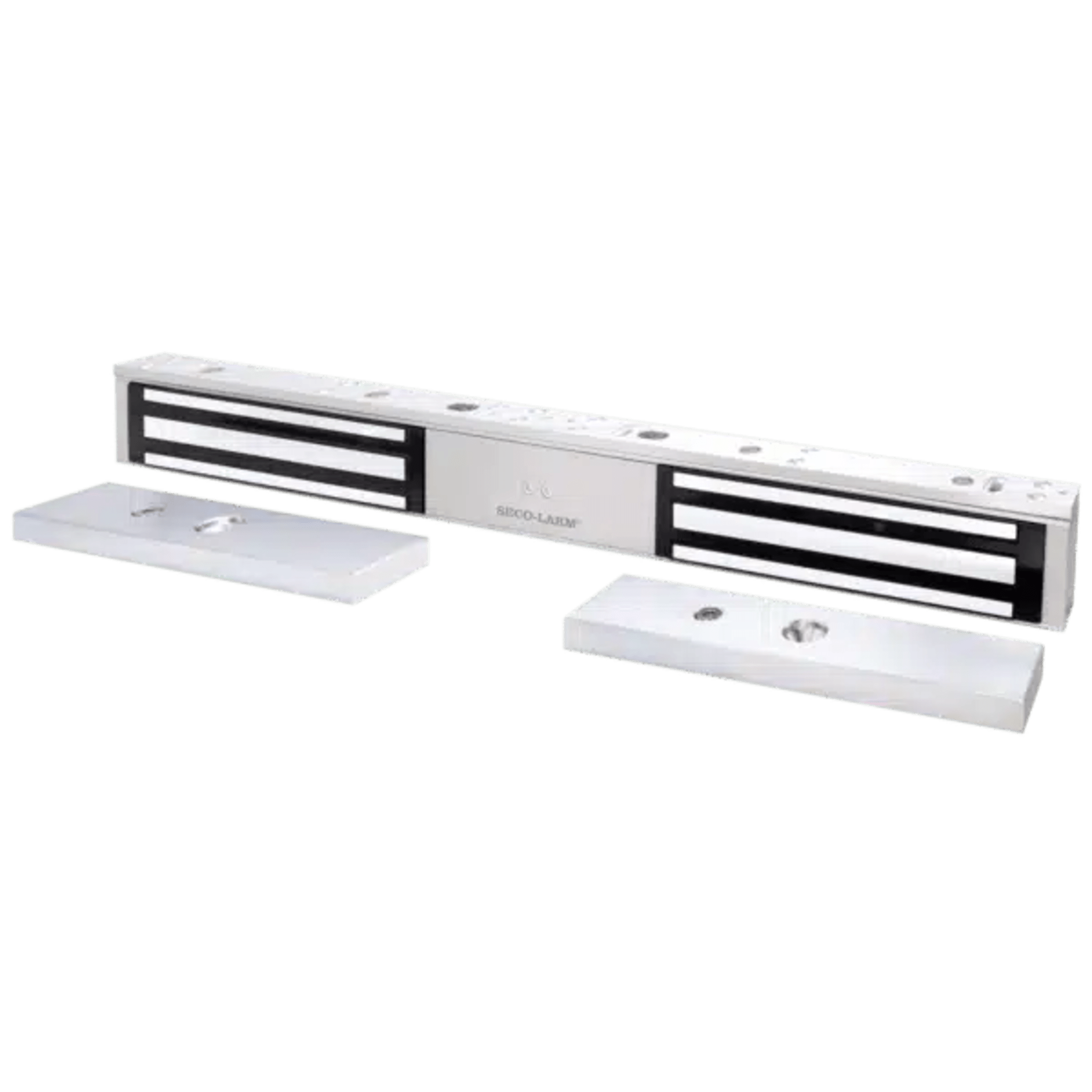 Enforcer Secolarm e941da600pq Chapa Magnética Doble 600 Lbs por Lado / Led de Estado / Libre de Magnetismo Residual / Sensor de Adherencia / UL