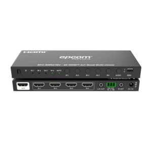 Epcom Proaudio epcsw941mv Multivisor HDMI 4x1 | 4K@30Hz | Vista Cuádruple | Cambio Automático/Manual | Control IR