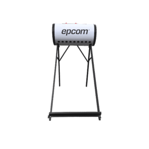 Epcom stelpwh90inc Bóiler Solar SIN TUBOS de 90L, Baja Presión, Termotanque Inoxidable de Grado Alimenticio, Resistentes a Granizo de Hasta 25 mm/ l , Incluye Anodo de Magnesio