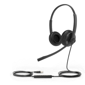 Yealink uh34dualuc Diadema Alámbrica UH34 Dual de Yealink USB Compatible con Teléfonos IP y Computadoras.