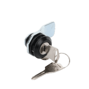 Precision pst407n Cerradura con Paleta Metálica con 2 llaves para Gabinetes de Acero.