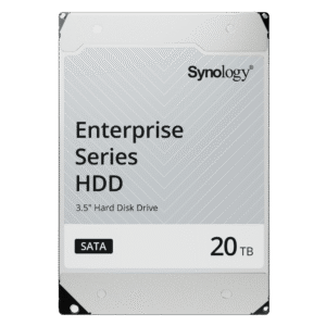 Synology hat531020t Disco Duro SATA de 3,5 Serie Enterprise HAT5300 | Capacidad 20 TB | 7200 RPM | Caché de 512 MB | MTBF 2.5 Millones de Horas | Carga de Trabajo 550 TB al Año | Garantía de 3 Años.