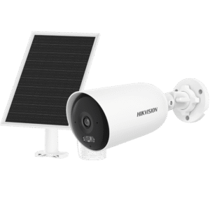 Hikvision ds-2cfs04/4g/la Kit Solar IP All in One / AOV / Bala IP 4 Megapixel / Lente 2.8 mm / Panel Solar + Batería de Respaldo de Litio (9000 mAh) / Conexión 4G / Audio de Dos Vías / IP65 / Micro SD