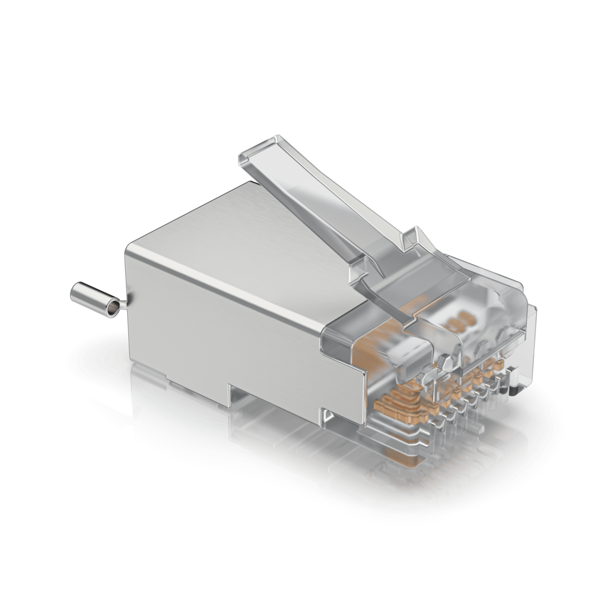 Ubiquiti uispconnectorshd Paquete de 100 Conectores RJ45 Blindados Diseñados para Cables Ethernet UISP (UISP Cable Pro y Cable Carrier)