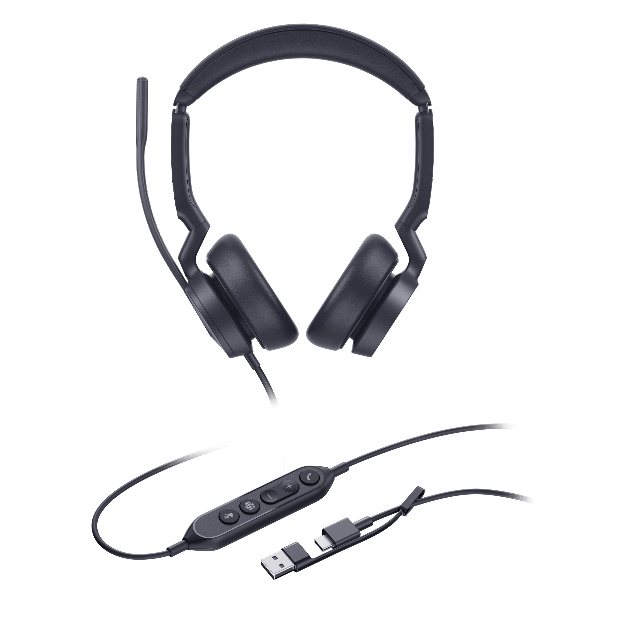 Yealink uh46-dual-teams-usb-c/a Diadema Alámbrica Yealink UH46 Dual USB-C/A Certificada con Microsoft Teams