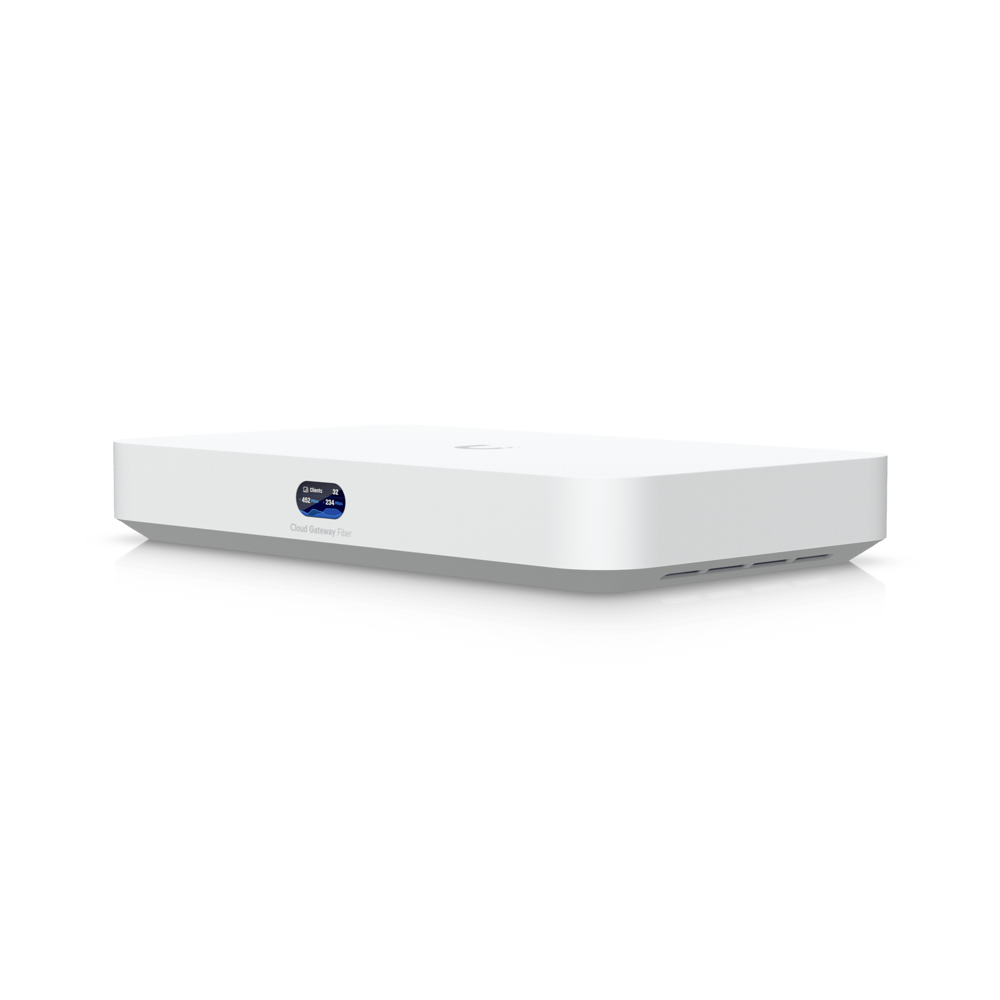 Ubiquiti ucg-fiber UCG Fiber Cloud Gateway de 10G de Escritorio con Switch Integrado de 4 Puertos 2.5 GbE y 1 Puerto 10G SFP+, Compatibilidad Total con Full Stack UniFi