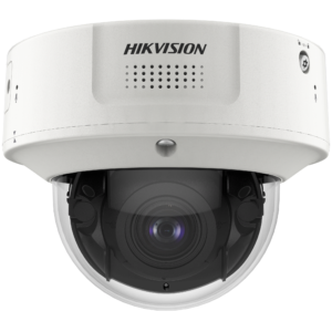 Hikvision ids-2cd7186g2-izs Domo IP 8 Megapixel / Lente Mot. 2.8 a 12 mm /  DARKFIGHTER / WDR 120 dB / IK10 / 30 mts IR / Conteo Facial / Detección Facial / Interior / PoE / Búsqueda por Atributos / Micrófono Integrado / Micro SD