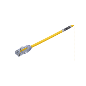 Panduit utp28x15yl Cable de Parcheo UTP Cat6A, CM/LSZH, Diámetro Reducido (28AWG), Color Amarillo, 15ft