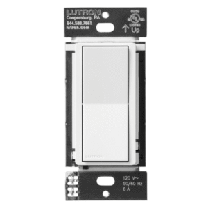 Lutron Electronics dvrfaswh (CasetaWireless) Úselo con el dispositivo principal (atenuador inteligente Diva o interruptor) para ubicaciones múltiples: tipo escalera