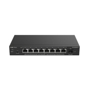 Ruijie rg-es209mg-p Switch Administrable Capa 2 con PoE++ Multi-Gigabit, 8 puertos 2.5Gb y 1 SFP+ 10G, hasta 130w estándar 802.3bt
