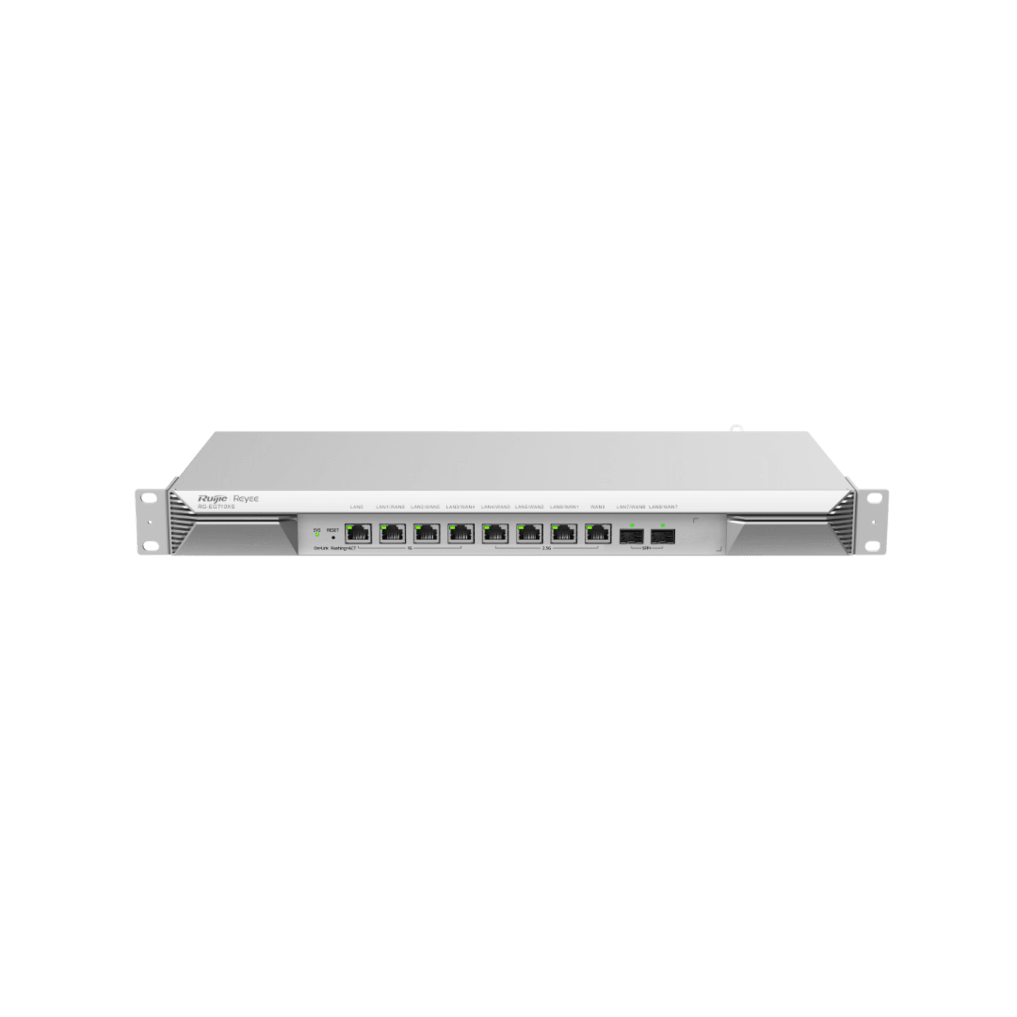 Ruijie rg-eg710xs Router Balanceador con Función SD-WAN, Hasta 9 Servicios de Internet y hasta 700 clientes con desempeño de 3 Gbps