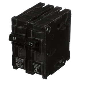 Siemens q215 Interruptor automático enchufable tipo QP 2 polos, 15 amp