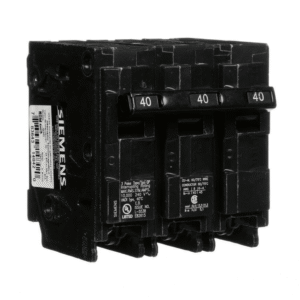 Siemens q340 Interruptor automático enchufable tipo QP 3 polos, 40 amp