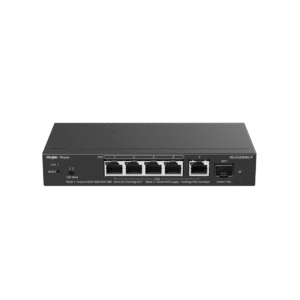 Ruijie rg-es206mg-p Switch Administrable Capa2 PoE++ con 5 puertos Multi-Gigabit 2.5Gb, hasta 70w PoE 802.3bt