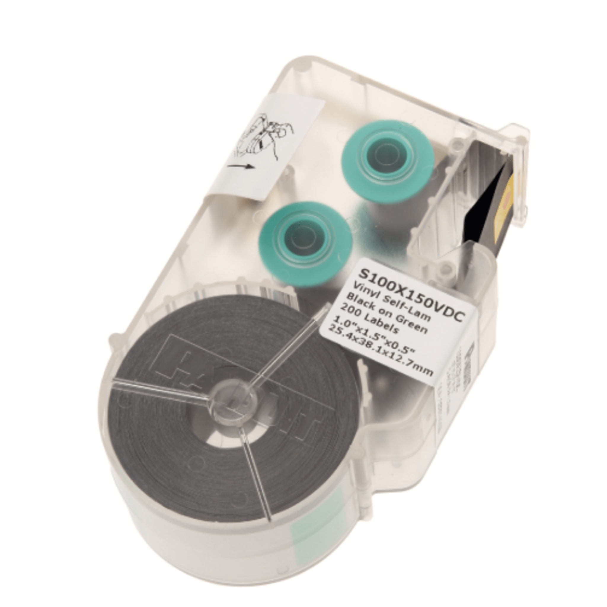 Panduit s100x150vdc Casete de Etiqueta Auto-laminada para cableado de redes de cobre, fibra óptica o eléctrico, 200 etiquetas