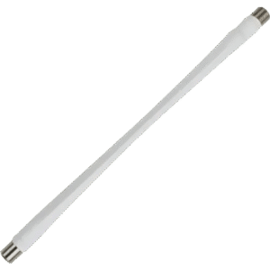 Wilsonpro / Weboost 951182 Jumper Coaxial Delgado Color Blanco de 25.4 centímetros de Longitud y Conectores F Hembra en Ambos Extremos. 75 Ohm de Impedancia.