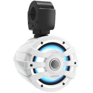 Jvc  Kenwood xm77twl Altavoz de Torre de 100W RMS / 7.7 PP Mica Cone / 4 Ohm / 60Hz-20kHz / IPX6 / RGB Lighting Control / Incluye RF Remote Control / Sincronización de 12 Pares