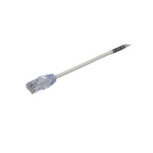Panduit utp28sp11 Cable de Parcheo TX6, UTP Cat6, Diámetro Reducido (28AWG), Color Blanco Mate, 11 ft