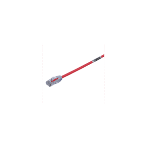 Panduit utp28x15rd Cable de Parcheo UTP Cat6A, CM/LSZH, Diámetro Reducido (28AWG), Color Rojo, 15ft